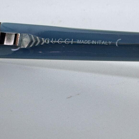 Gucci GG 2869 YAW Square Brown Gold Blue Eyeglasses Frame 54-15-135 H15490 - Picture 6 of 8